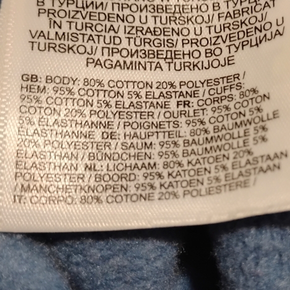 Napapijri | Mens Blue Grey Crewneck Sweatshirt Orange Napapijiri Logo MEDIUM - Picture 9 of 15